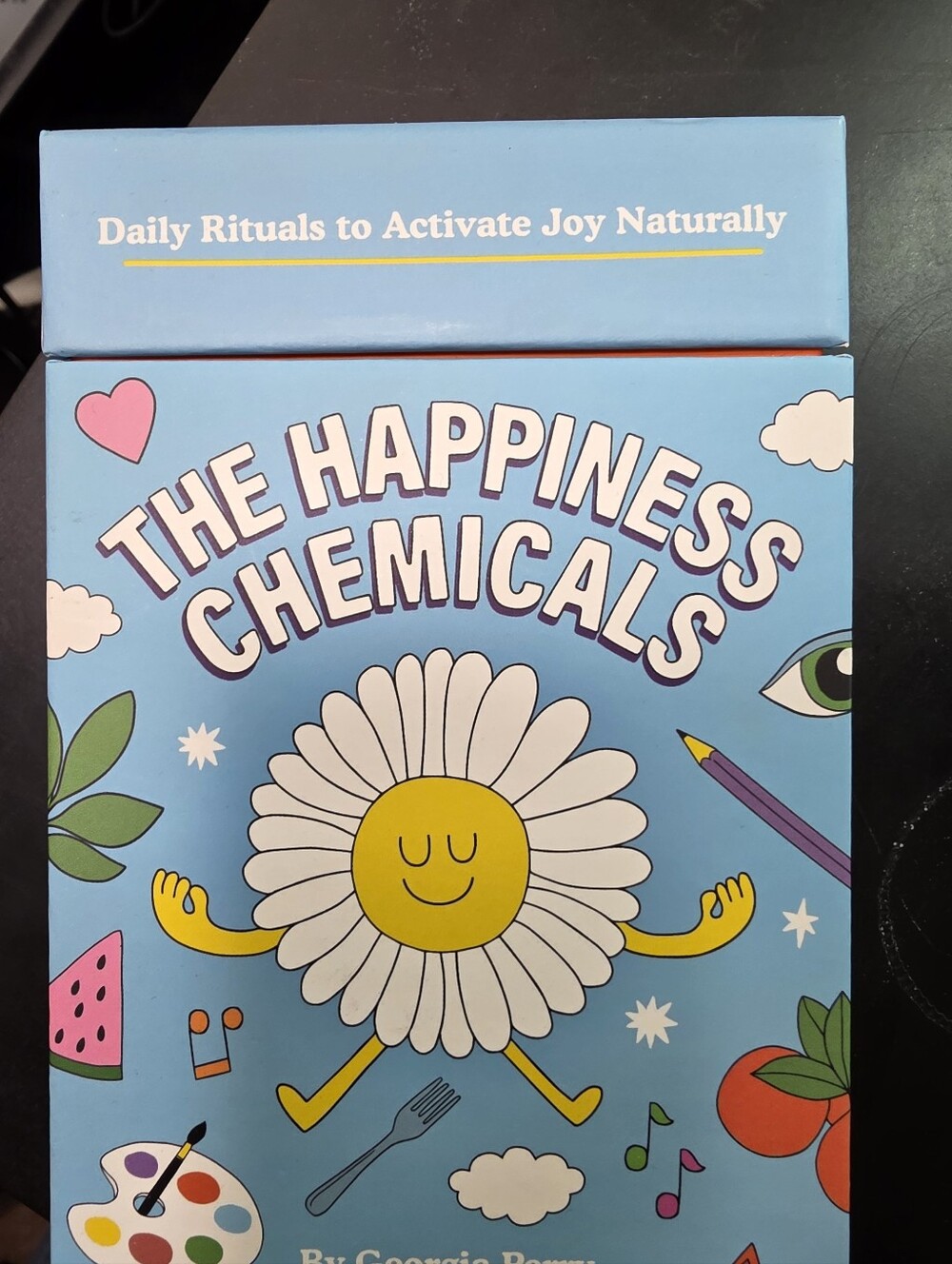 Happiness Chemicals Illustrated Card Deck | Daily Rituals Self-Care Wellness Car